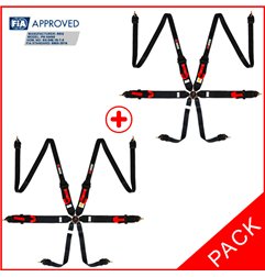 Pack 2 Arneses FIA RRS R6 HANS® 2.8 kg