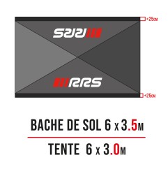 Lona de assistência RRS 3,5 x 6 m