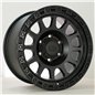 Alpha Offroad Brawler 17x9 ET0 Sblack