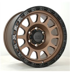 Alpha Offroad Brawler 17x9 ET15 MbronzeBlklip
