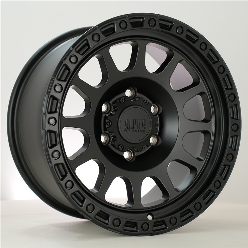Alpha Offroad Brawler 17x9 ET15 Sblack