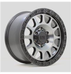 Alpha Offroad Brawler 17x9 ET40 SBlackMF