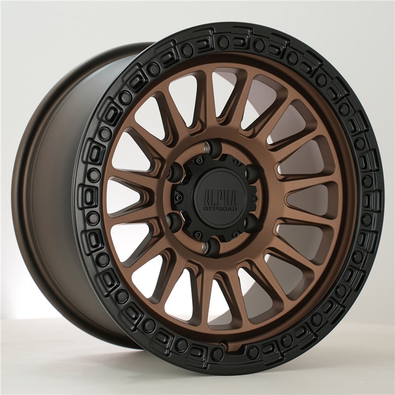 Alpha Offroad Combat 17x9 ET0 MbronzeBlklip