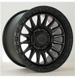 Alpha Offroad Combat 17x9 ET0 Sblack