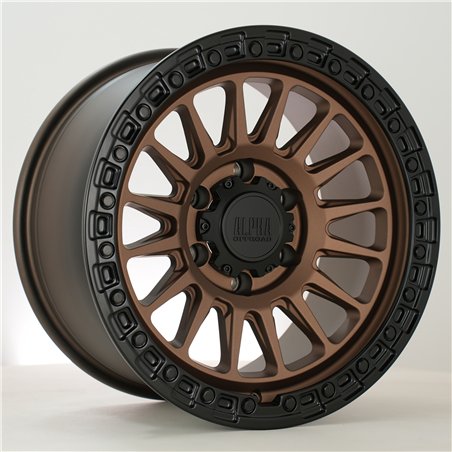 Alpha Offroad Combat 17x9 ET15 MbronzeBlklip
