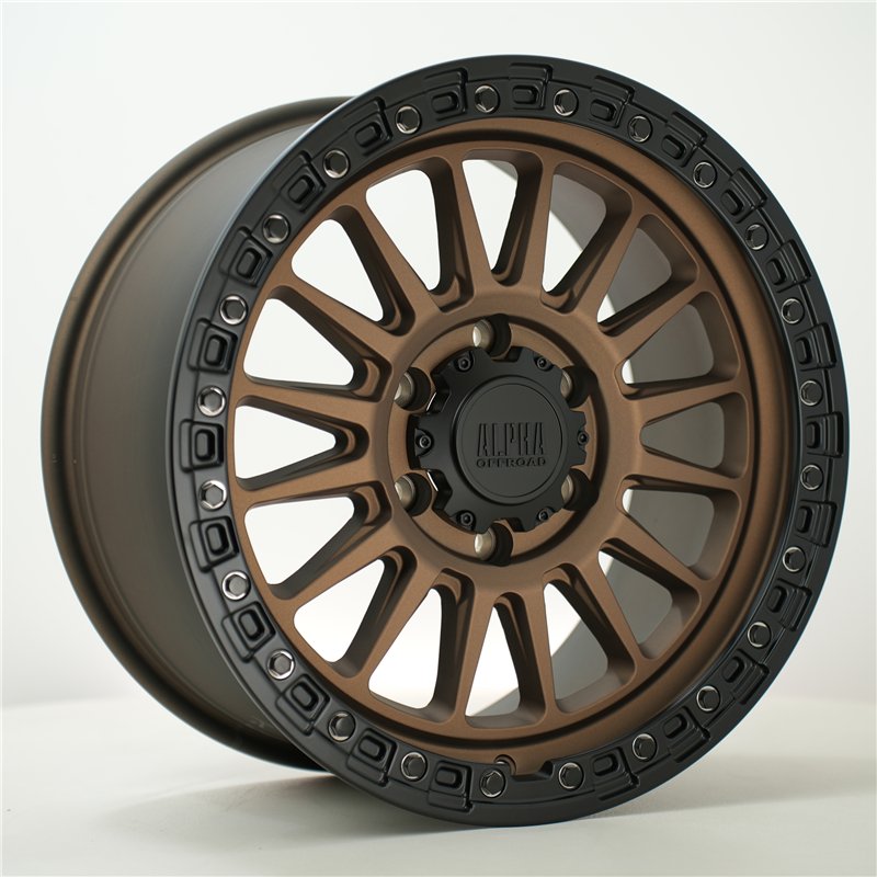 Alpha Offroad Combat 18x9 ET35 MbronzeBlklip