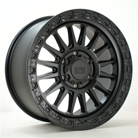 Alpha Offroad Combat 18x9 ET35 Sblack
