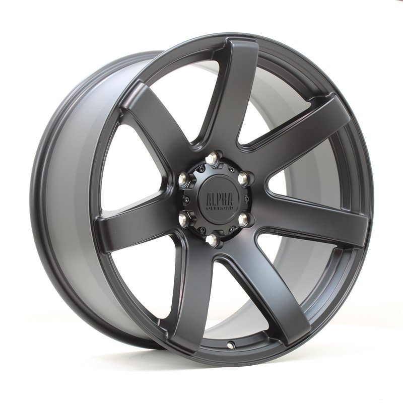 Alpha Offroad Gauntlet 20x9 ET10 SBlack