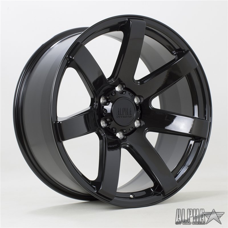 Alpha Offroad Gauntlet 20x9 ET10 Black