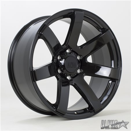 Alpha Offroad Gauntlet 20x9 ET40 Black