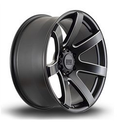 Alpha Offroad Gauntlet 20x9 ET10 SBlackMilled
