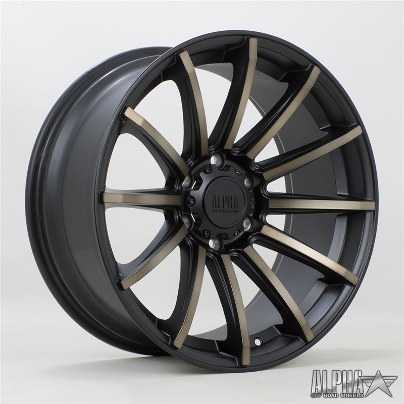 Alpha Offroad Machete 20x9 ET10 SBlackBronze