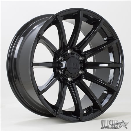 Alpha Offroad Machete 20x9 ET10 Black