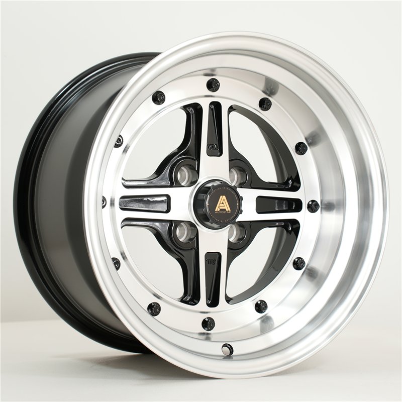 Autostar Kashiko 15x9 ET0 RFBlack