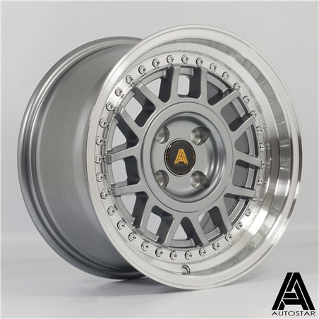 Autostar Storm 15x8 ET25 RLGunmetal