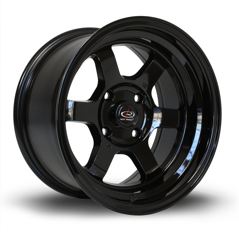 Rota Grid-V 15x8 ET0 Black