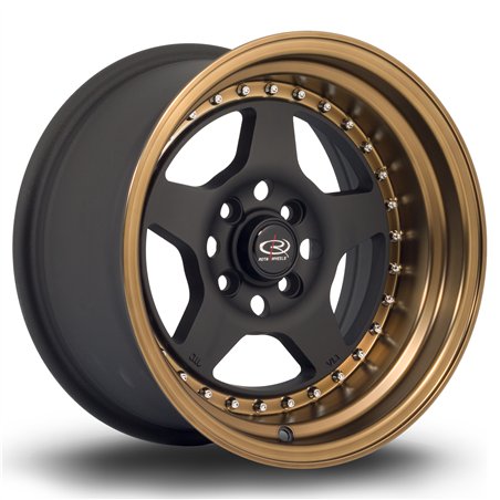 Rota Kyusha 15x8 ET0 FBlackSBronzeLip
