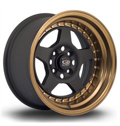 Rota Kyusha 15x8 ET0 FBlackSBronzeLip