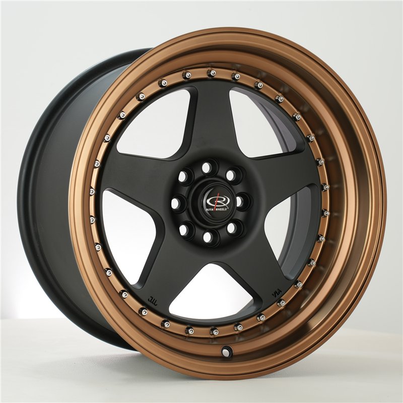 Rota Kyusha 17x9 ET20 FBlackSBronzeLip