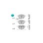 Pastillas de freno delanteras Racing RS55 A3 S3 8L TT 8N Seat Leon 1M 20VT Skoda Vw Golf IV GTI Pastillas de freno delanteras Racing RS55 A3 S3 8L TT 8N Seat Leon 1M 20VT Skoda Vw Golf IV GTI