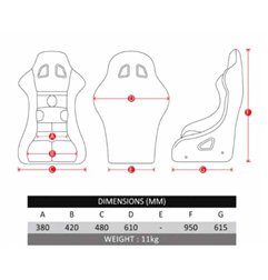 Baquet TBRACING RS-08