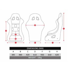 Baquet TBRACING RS-09