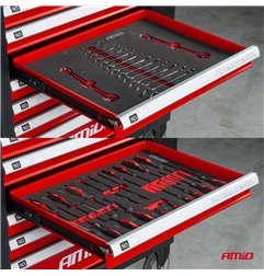 Carro de herramientas con juego de 258 piezas