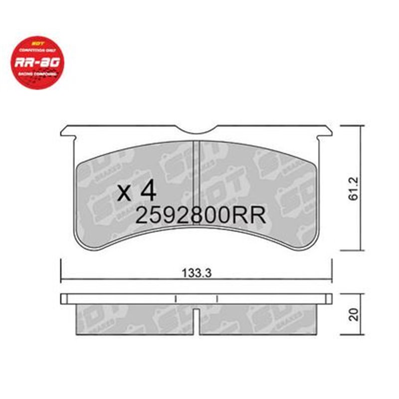 Pastillas De Freno Racing Rr80 Ap Racing Cp8350 - Willwood Billet Superlite Pastillas De Freno Racing Rr80 Ap Racing Cp8350 - Willwood Billet Superlite