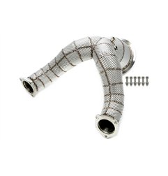 Downpipe con pantalla térmica y catalizador para Audi A4-S4, A5-S5 Tipo W8-B9
