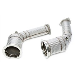 Downpipe con pantalla térmica y catalizador para Audi A4-RS4, A5-RS5 Tipo B9