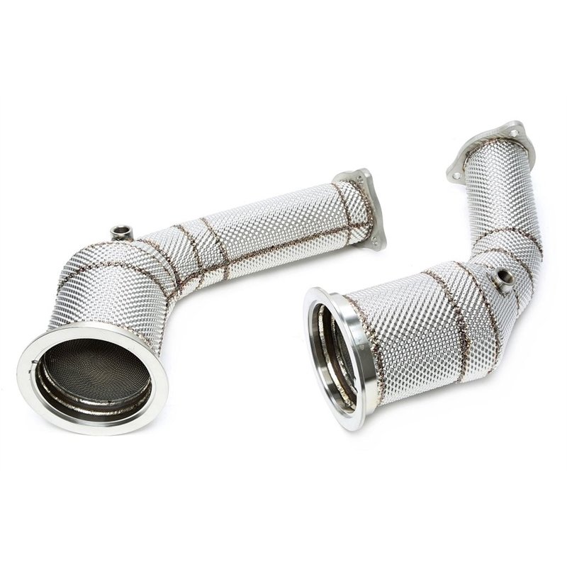 Downpipe con pantalla térmica y catalizador para Audi A4-RS4, A5-RS5 Tipo B9