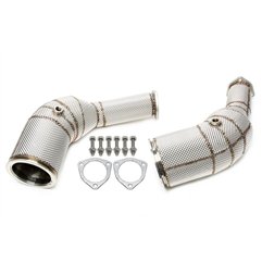 Downpipe con pantalla térmica para Audi A6-RS6 C8, A7 Sportback-RS7