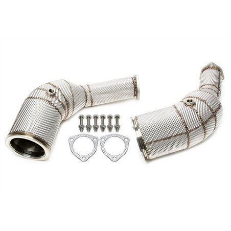 Downpipe con pantalla térmica para Audi A6-RS6 C8, A7 Sportback-RS7