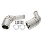 Downpipe con pantalla térmica y catalizador para Audi A6-RS6 C8, A7 Sportback-RS7