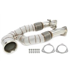 Downpipe con pantalla térmica y catalizador para Audi TT-RS Tipo 8J, A3 Sportback RS3 Tipo 8P, Q3 RS Quattro 2.5 TFSI Tipo 8U