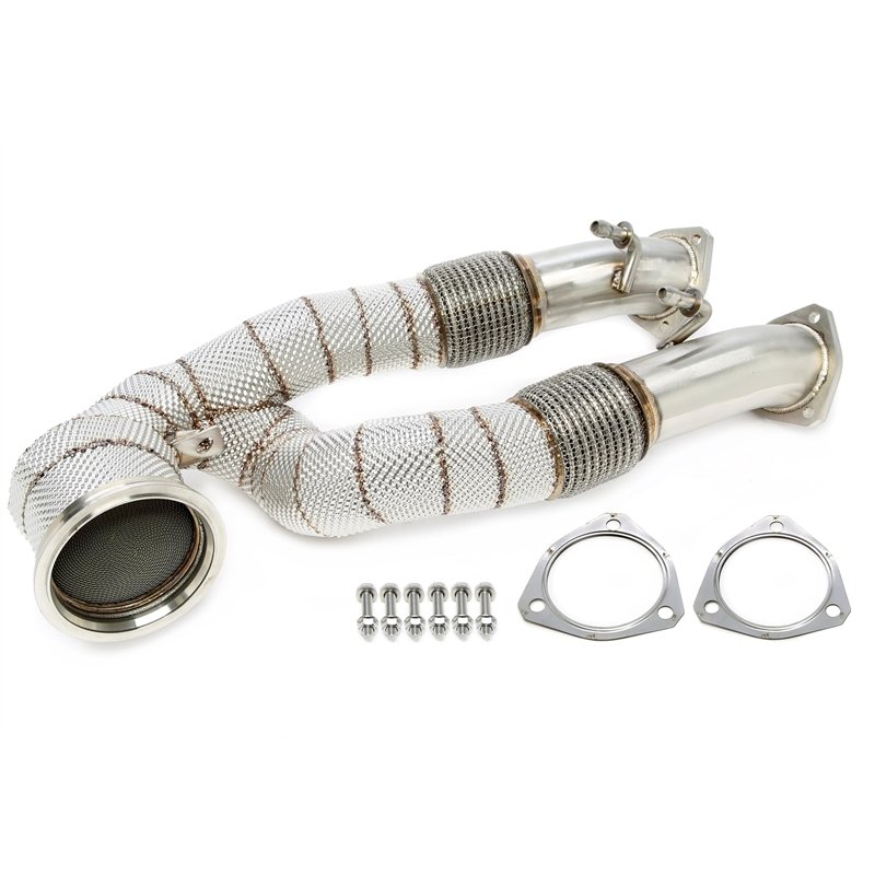 Downpipe con pantalla térmica y catalizador para Audi TT-RS Tipo 8J, A3 Sportback RS3 Tipo 8P, Q3 RS Quattro 2.5 TFSI Tipo 8U