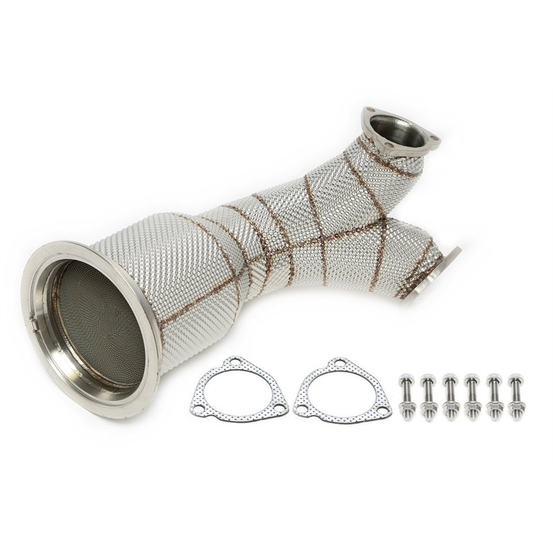 Downpipe con pantalla térmica y catalizador para Audi SQ5 3.0l TFSI V6 Turbo Tipo FY_