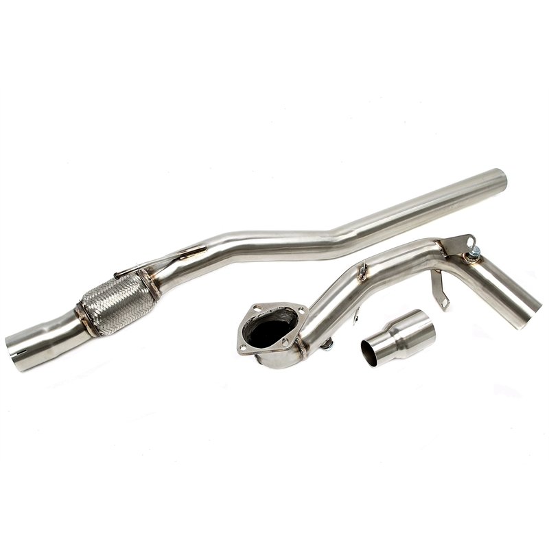 Downpipe con tubo flexible para Audi A1 Tipo 8X / Seat Ibiza Tipo 6J / Skoda Fabia Tipo 5J / VW Polo Tipo 6R