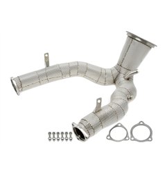 Downpipe sin catalizador con pantalla térmica para Audi A6 (C8), A7 Sporback (4KA) 3.0l TFSI