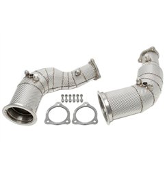 Downpipe con catalizador con pantalla térmica y filtro de partículas de gasolina (OPF) para Audi A4-RS4 (B9 Facelift), A5-RS5 (F