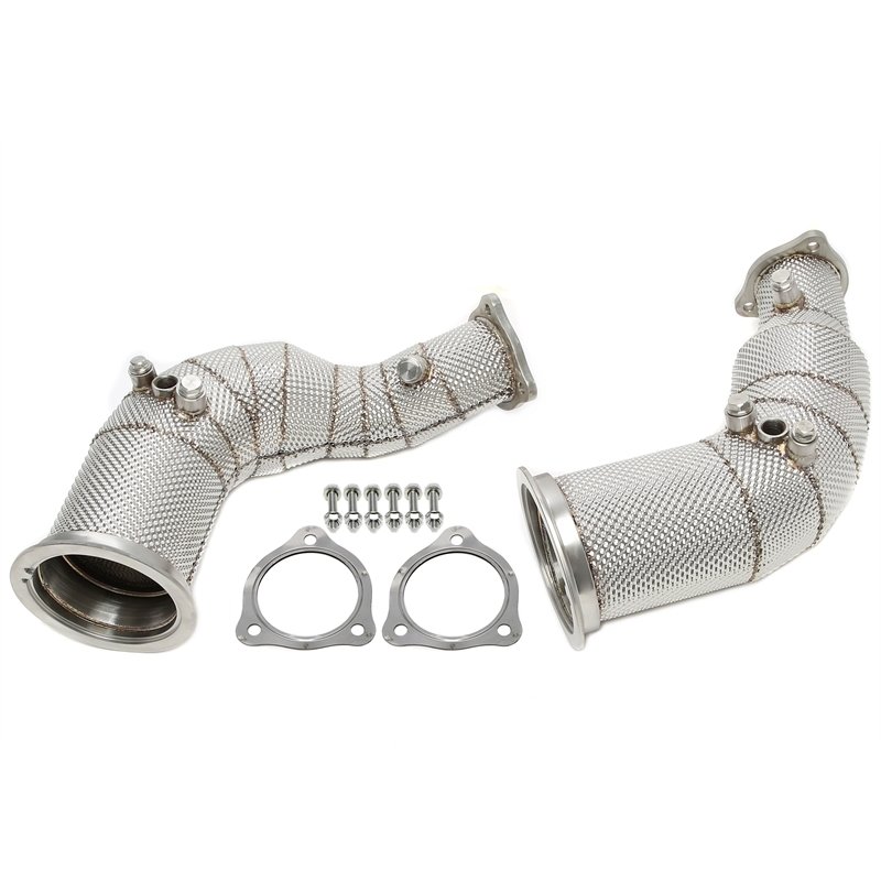 Downpipe con catalizador con pantalla térmica y filtro de partículas de gasolina (OPF) para Audi A4-RS4 (B9 Facelift), A5-RS5 (F