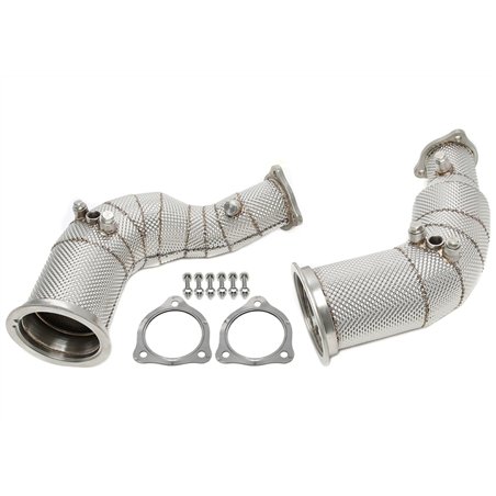 Downpipe con catalizador con pantalla térmica y filtro de partículas de gasolina (OPF) para Audi A4-RS4 (B9 Facelift), A5-RS5 (F
