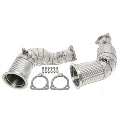 Downpipe sin catalizador con pantalla térmica y filtro de partículas de gasolina (OPF) para Audi A4-RS4 (B9 Facelift), A5-RS5 (F