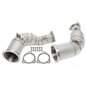 Downpipe sin catalizador con pantalla térmica y filtro de partículas de gasolina (OPF) para Audi A4-RS4 (B9 Facelift), A5-RS5 (F