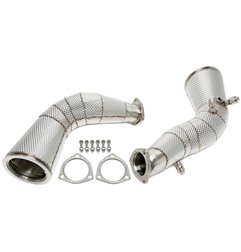 Downpipe sin catalizador con pantalla térmica y filtro de partículas de gasolina (OPF) para Audi A6-RS6 (C8), A7-RS7 (4KA)
