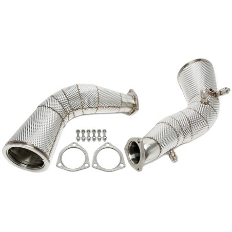 Downpipe sin catalizador con pantalla térmica y filtro de partículas de gasolina (OPF) para Audi A6-RS6 (C8), A7-RS7 (4KA)
