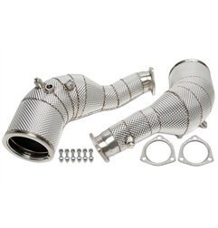 Downpipe con catalizador con pantalla térmica y filtro de partículas de gasolina (OPF) para Audi A6-RS6 (C8), A7-RS7 (4KA)