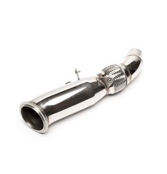 Downpipe sin catalizador con tubo flexible para BMW Serie 1 F20/F21, Serie 2 F22/F23, Serie 3 F30/F31/F34, Serie 4 F32/F33/F36 -