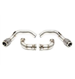 Downpipe sin catalizador con tubo flexible para BMW Serie 5 M5 Tipo F90, Serie 8 M8 Tipo F91/F92/F93 - Código de motor S63M