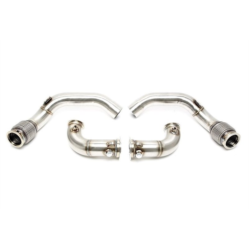 Downpipe sin catalizador con tubo flexible para BMW Serie 5 M5 Tipo F90, Serie 8 M8 Tipo F91/F92/F93 - Código de motor S63M